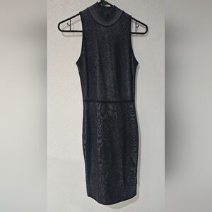 Bailey 44 Black Sleeveless Midi Knit Dress